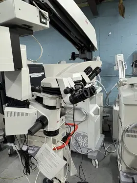 M844 Leica Surgical Eye Microscope On F40 Stand #2
