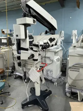 M844 Leica Surgical Eye Microscope On F40 Stand