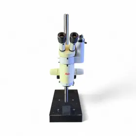 Mz7.5 Leica Mz7s Stereo Microscope With 10x/21b Eyepieces And Camera Adapter - Used