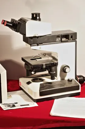 068484 Leitz Diaplan Augmented Reality Foundation Microscope For Pathology Stitching