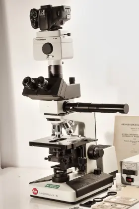 105434 Leitz Laborlux S Photo Microscope With Camera Lucida For Dslr/milc And Drawing