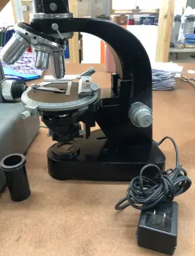 698979 Leitz Wetzlar Microscope Model# With 5 Objective Lens #2