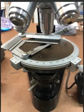 698979 Leitz Wetzlar Microscope Model# With 5 Objective Lens #3