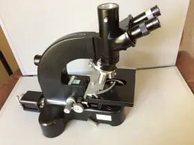 741759 Leitz Ernst Wetzlar Binocular Microscope With Four Objectives - Vintage