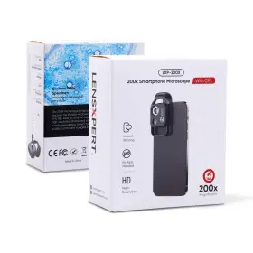 Lxp-200x Lensxpert Smartphone Microscope With Led - Portable 200x Digital Microscop