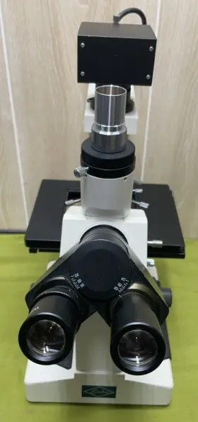 Mi-535 Lieder Inverted Trinocular Optical Instrument Microscope Model #3