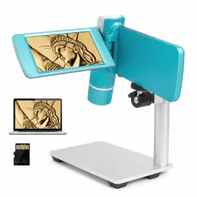 Lm203 Linkmicro 616361268968 4 Inch Handheld Digital Microscope For Adults And Kids Portable Coin M