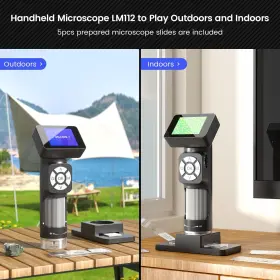 Lm112 Linkmicro 616361269378 Microscope For Kids 8-12 Handheld With 2 Inch Screen 500x Port #2