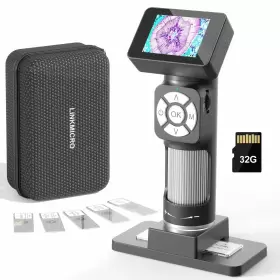 Lm112-2 Linkmicro Portable Microscope For Kids Adults 2 Inch Handheld Mini Digital With