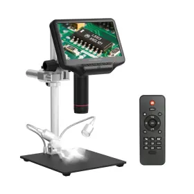 Lm407-pro Linkmicro Lm407 Pro Hdmi Soldering Digital Microscope For Electronic Uhd 2160p Video
