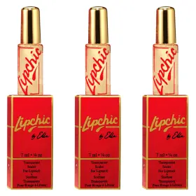 B0121t4htc Lip Chic By Ella International 3-pack All-day Lipstick Sealer Smudge-proof Long