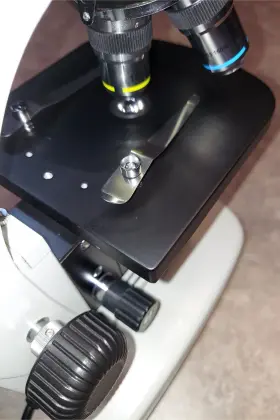 002276 Lw Scientific Observer Series Microscope With Dust Cover - 4 Lenses Up To 100x #3