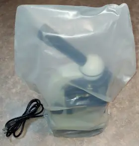 002276 Lw Scientific Observer Series Microscope With Dust Cover - 4 Lenses Up To 100x