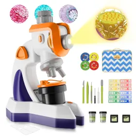 Wr-h-58-2 Maxlapter Kids Microscope 1200x With Projector For Plastic Prepar