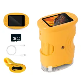Mt-gf-020807 Mcbazel 1000x Handheld Digital Microscope For Kids Small Yellow