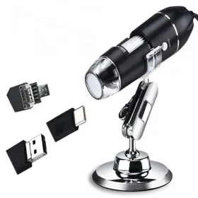 Q-nb01d Meichoon Digital Microscope 3-in-1 Usb Interface Camera 1600x With Flexible Stand Comp