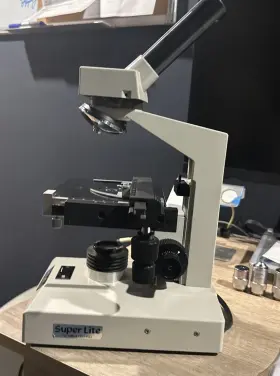21653 Meiji Monocular Microscope - 10x/ Works Great #2