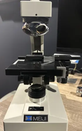 21653 Meiji Monocular Microscope - 10x/ Works Great