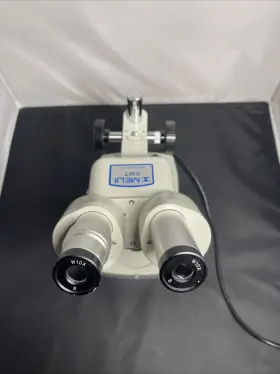 61712 Meiji Techno Emt Dual Power Stereo Microscope Japan- Good Condition Working #3