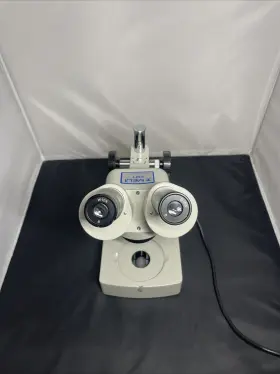 61712 Meiji Techno Emt Dual Power Stereo Microscope Japan- Good Condition Working