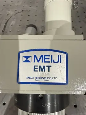 Emt-1 Meiji - Emt Trinocular Microscope With 3x 1x 0.5x #2