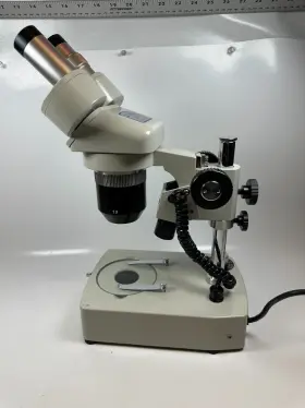 Emt-2 Meiji Techno -emt-2 Dual Power Stereo Microscope - Japan-41815- Good Condition