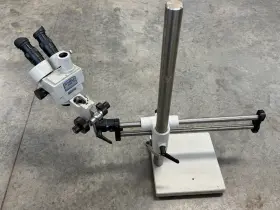 Emz-5trd Meiji Zoom Stereo Microscope And Mount/adjustable Stand