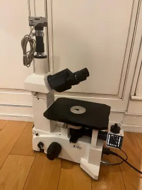 Im7200 Meiji Techno Trinocular Inverted Metalurgical Microscope With Moticam 2300 #2