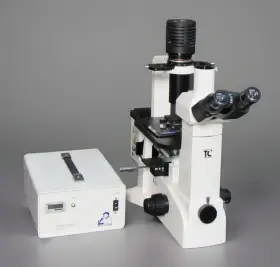 Tc-5600 Meiji Trinoc Inverted Halogen/mercury Epi-fluorescence Microscope