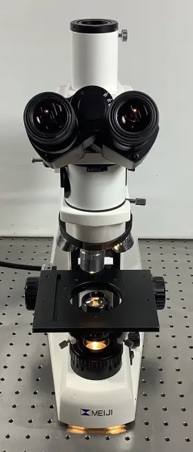 Mx8520 Meiji Techno Mx Metallurgical Microscope With 4 Objectives