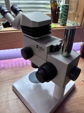 7.5x-75x Meiji Techno Rz3212 Rz Stereo Microscope W Camera #3