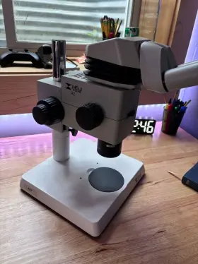 7.5x-75x Meiji Techno Rz3212 Rz Stereo Microscope W Camera