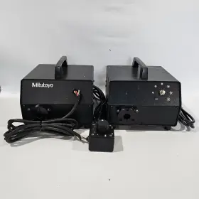 208001 Mitutoyo Toolmakers Microscope Light Source Illuminator Lot Of 2 Untested As Is