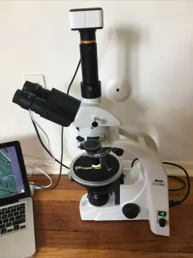 Ba300 Motic 1301000112045 Polarizing Trinocular Microscope With 4 Lenses And Usb Camera Mac/pc #3