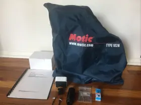 Ba300 Motic 1301000112045 Polarizing Trinocular Microscope With 4 Lenses And Usb Camera Mac/pc