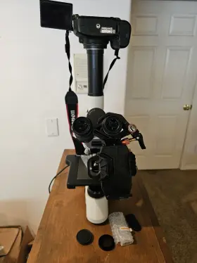 Ba410e Motic Microscope With 4x 10x 40x 100x Objectives Extrass #2