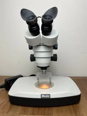10-20x Motic Dm143 Digital Stereo Microscope With Incident And Transmitted Light #2