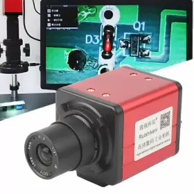 14mp Moto Hij 421119484503 Auto Hd Industrial Microscope Camera Bnc Vga Output Zoom C-mount Lens