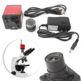 14mp Motorshop168 550722685394 Auto Hd Industrial Microscope Camera Bnc Vga Output Zoom C-mount Lens