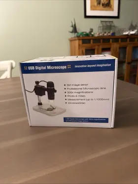 Dmc0001n Mustcam New Usb Digital Microscope With 300x Magnification And 5m Pixels Image Sensor Dmc0001n Mustcam New Usb Digital Microscope With 300x Magnification And 5m Pixels Image Sensor