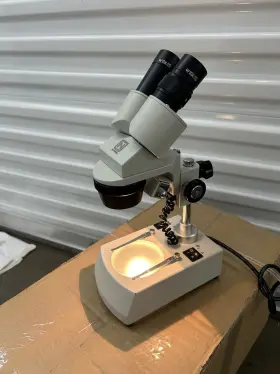 406tbl National Stereoscopic Microscope Model Tested Excellent Condition