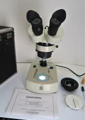 431tbl National Stereoscopic Microscope Model - 20x 40x Dual Magnification