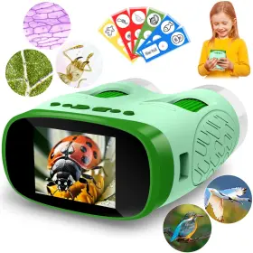 Xw-10 Nicmore Mini Pokect Microscope Kids Toys 3-1 Handheld Telescope With 2 Inch L