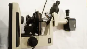 111656 Nikon Trinocular Laboratory Microscope With Afx Camera Missing Relay Lens