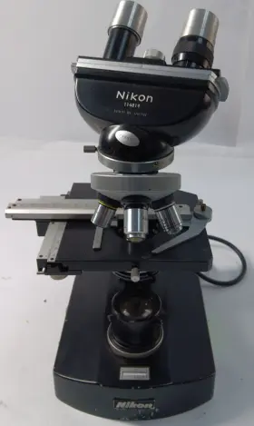 114819 Nikon Vintage Binocular Microscope Model S With 4 Objectives - See Desc