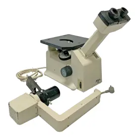 201231 Nikon Inverted Microscope Tms With 3 Objectives