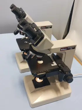 240349 Nikon Lot Of 2 Alphaphot Ys Binocular Microscope With 4x 10x 40x 100x Objectives #2