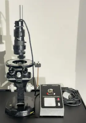 Nikon 38556 Binocular Compound Microscope Upright Ck10x Japan Lab Black