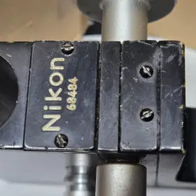 3-objective Nikon 68484 Compound Microscope With Photographic Head 24mm Post Mount #2