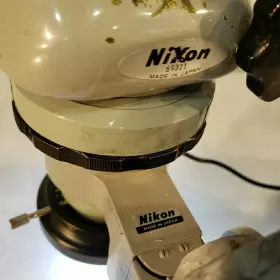 69321 Nikon Microscope Stereozoom Adjustable Table Stand Mount 10x Eyepieces #2